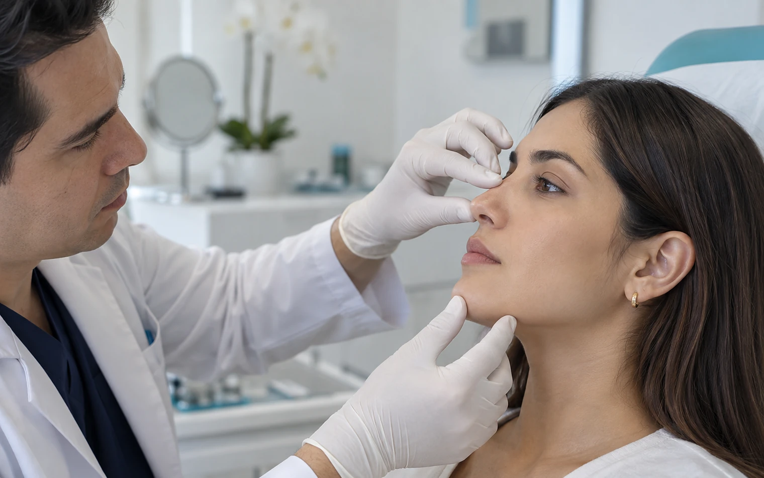 Evaluación facial en consulta